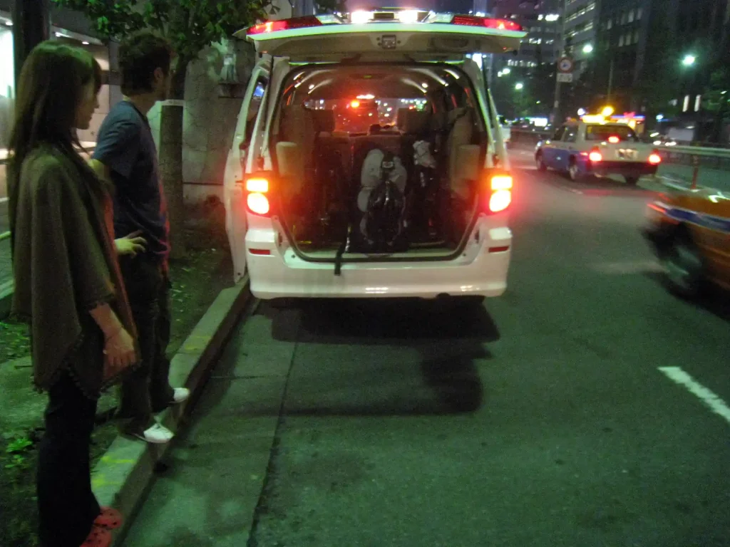 10日の20時過ぎに銀座を出発