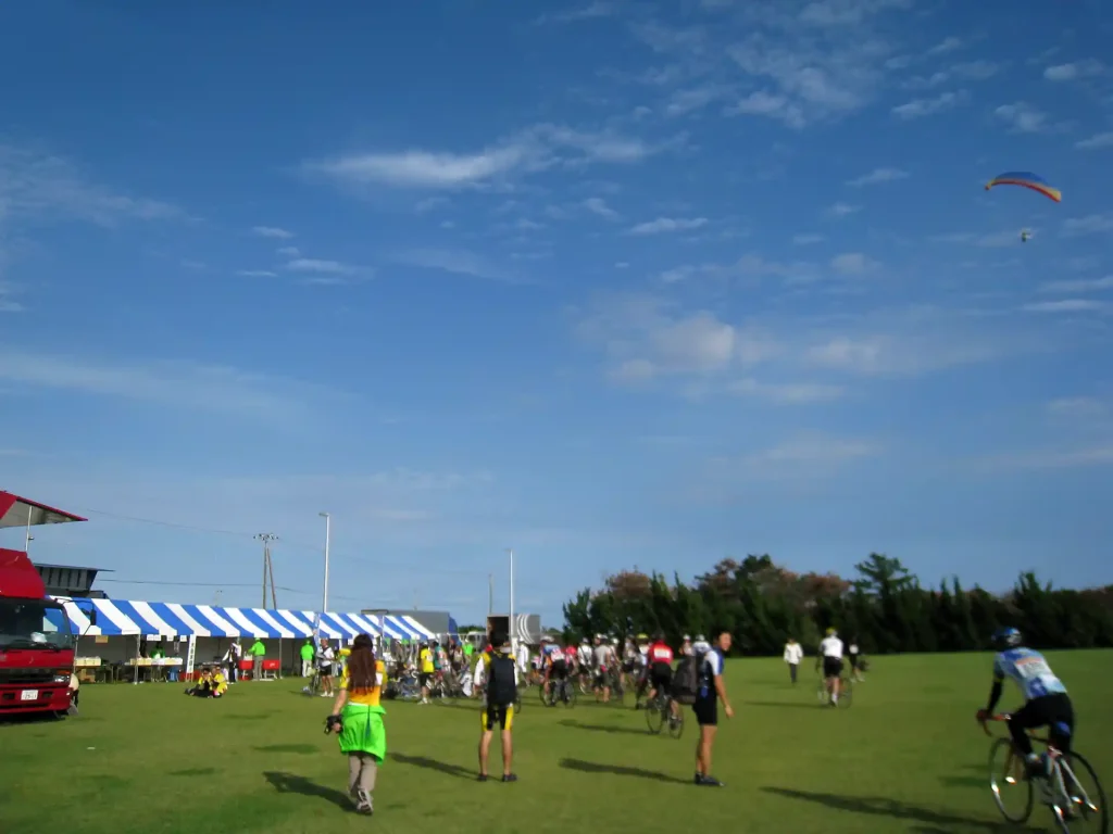 ゴール会場 国民宿舎白子荘