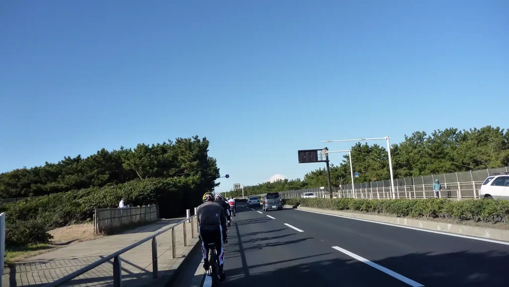 富士山のお出迎え