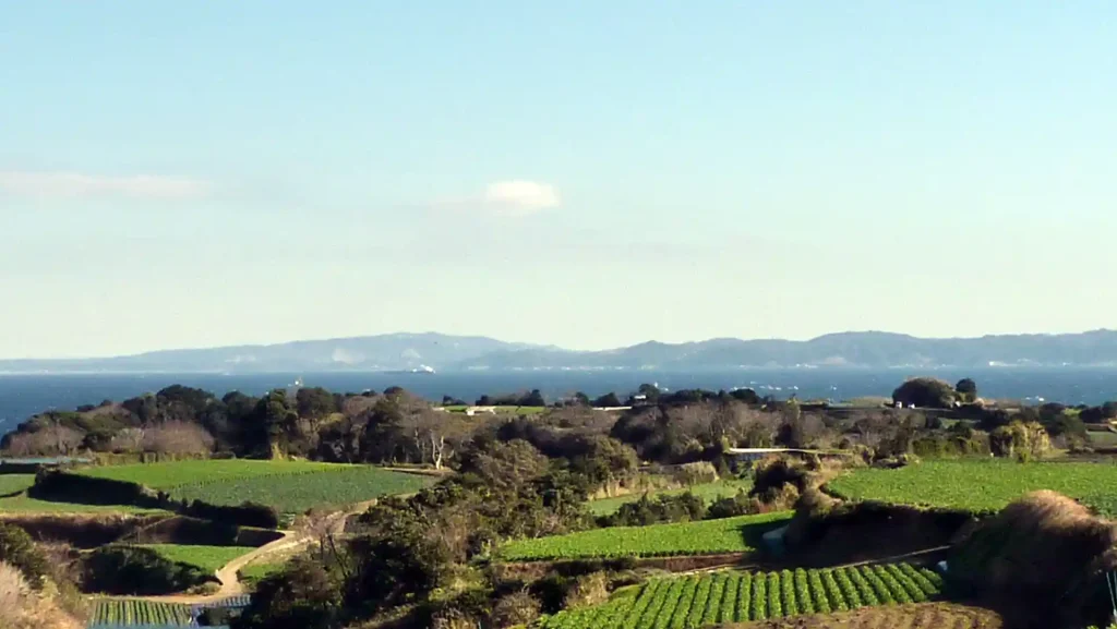 松輪から房総を望む