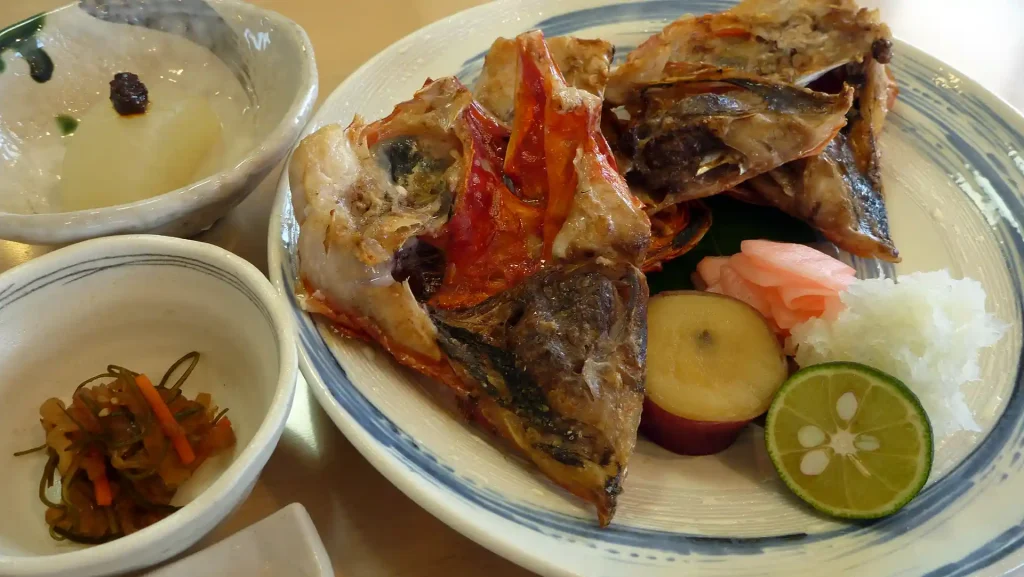 金目鯛のカブト煮