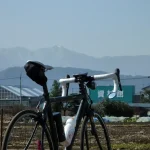 多摩丘陵から丹沢を望む