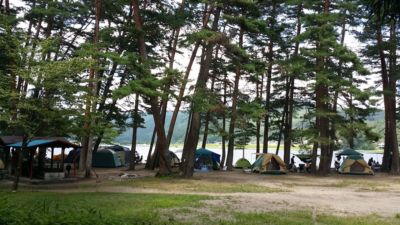 木崎湖キャンプ場