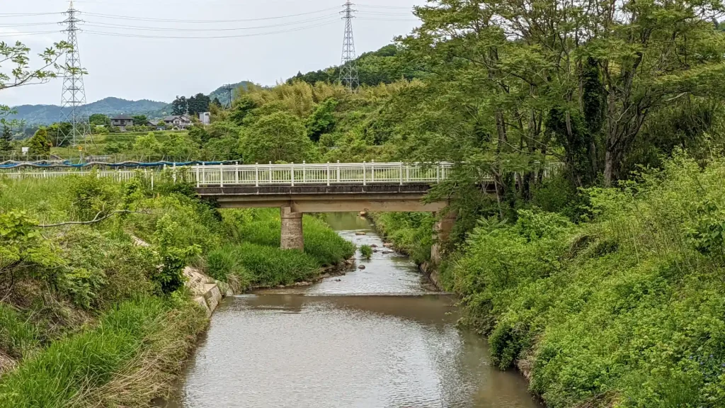 野田川にかかる橋梁