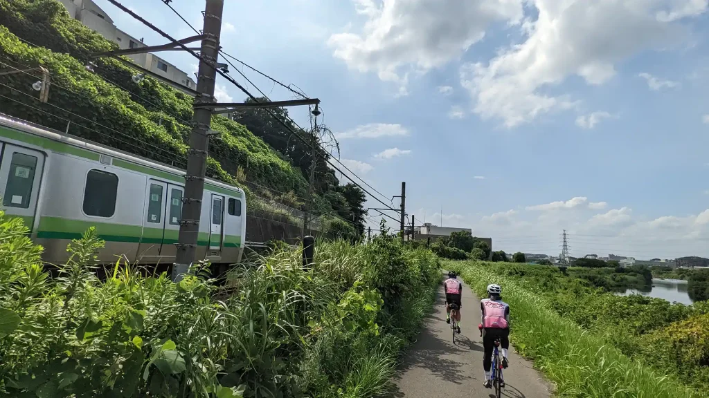 18:鶴見川サイクリングコースと横浜線