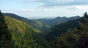 峠付近の眺め