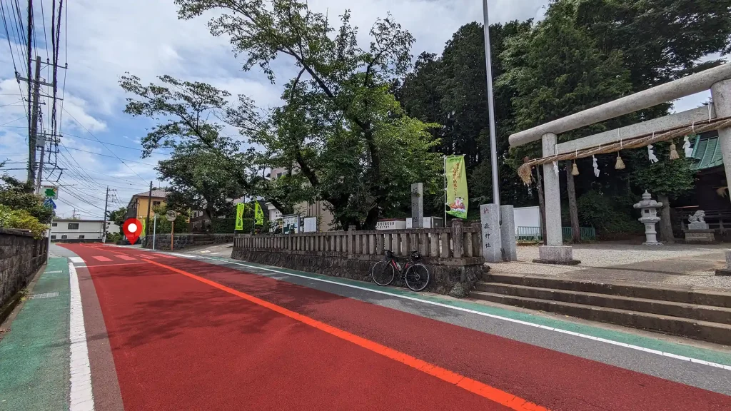 12-10：嶽神社前の廃線跡