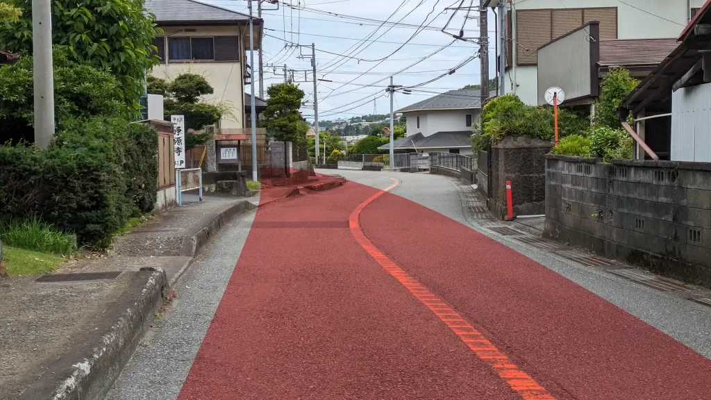 12-18：浄源寺前の廃線跡