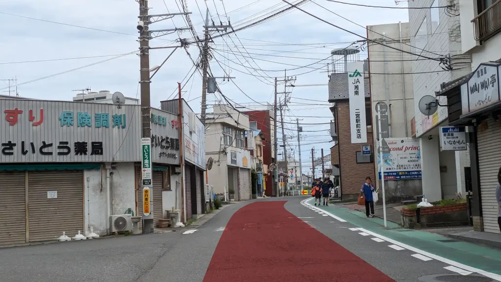 12-22：「二宮駅」跡の手前