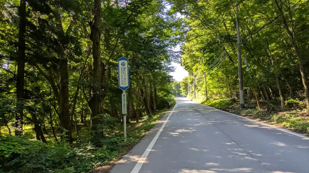 08：湖北ビューライン（富士河口湖町大石）