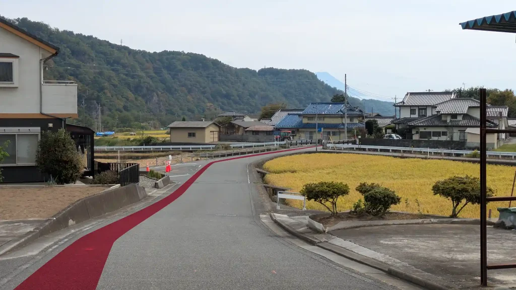 2-11:旧甲州街道から見える富士山