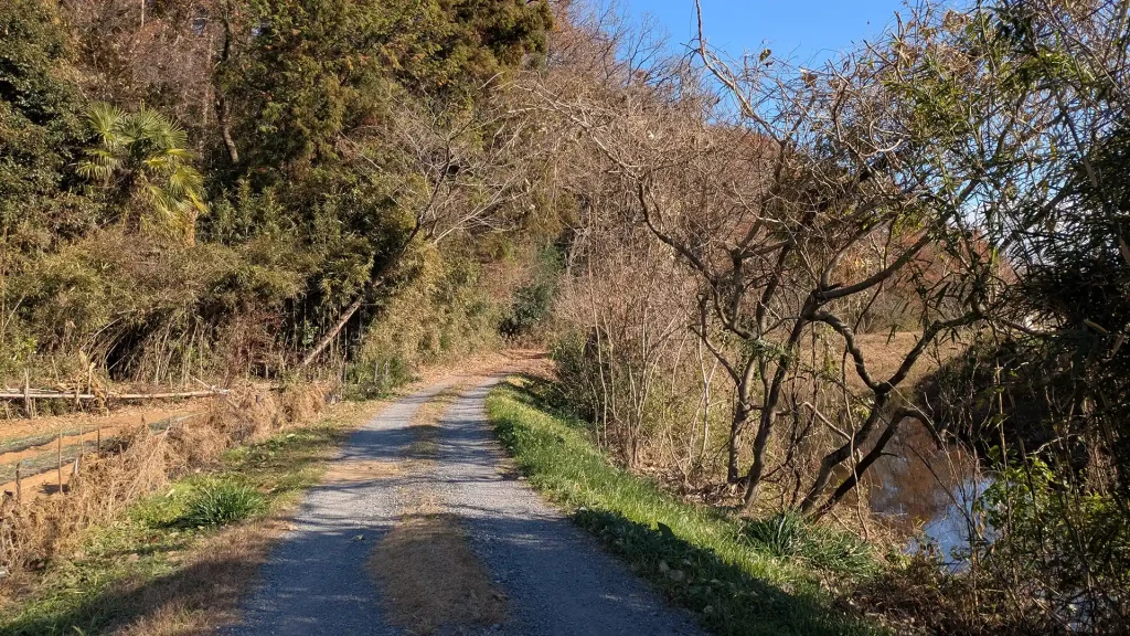 4-36：鳩川のグラベルロード
