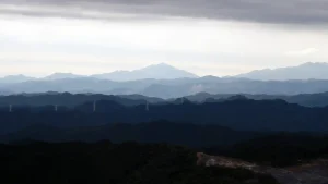 高山不動尊ちかくの茶屋の展望台から