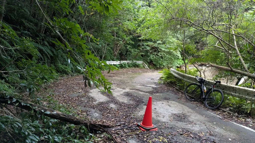 1-17:道路崩落地点