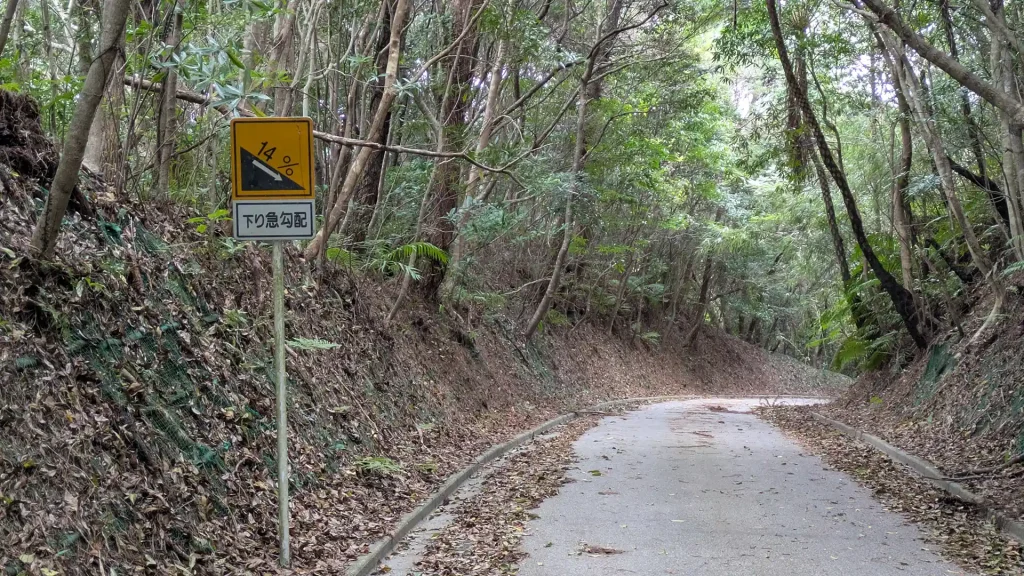 1-21:急峻な与那林道