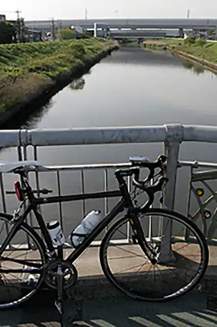 あそこに見える東京外環自動車に行く手を阻まれた・・・