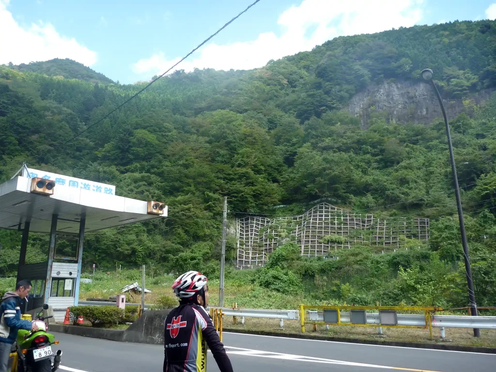 行く先を見上げるしんさん