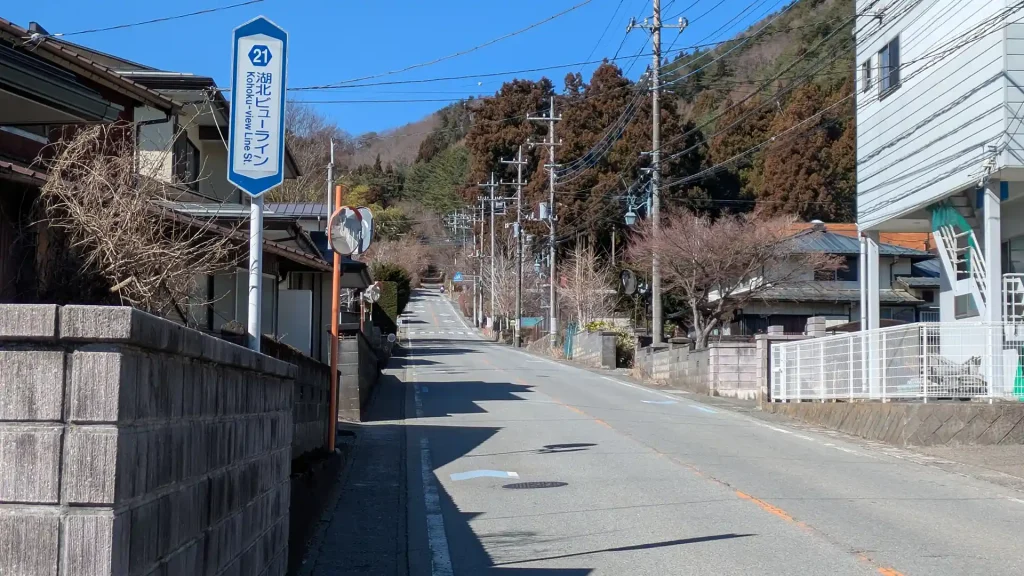 40：河口湖から西湖へ上がる湖北ビューライン