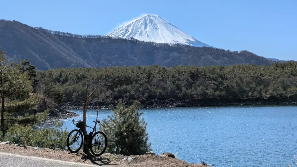 44：西湖北岸からの富士