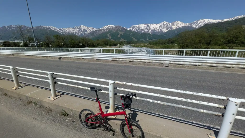 photo 06:松川橋からの北アルプス