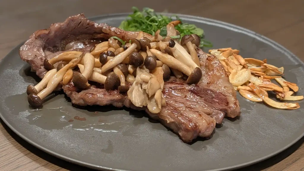 大国屋本店で買った牛肉(信州牛)のステーキ