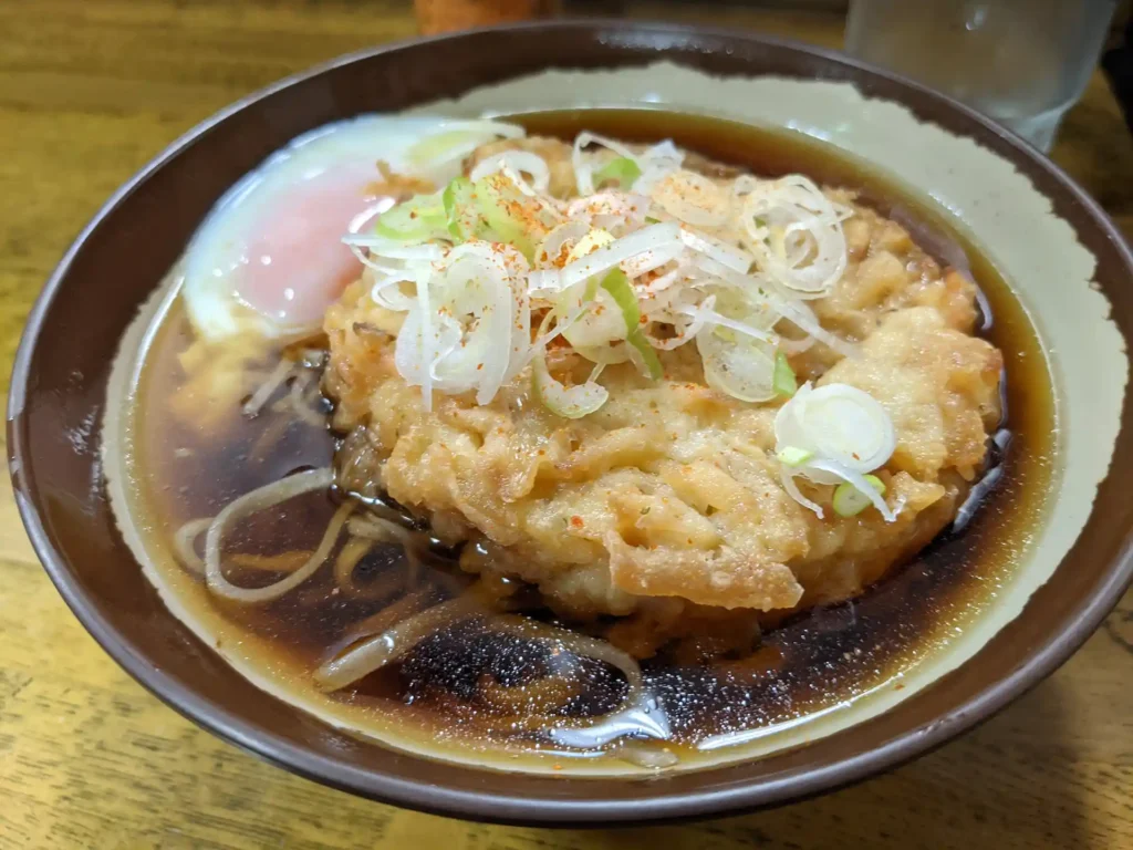 かき揚げそば
