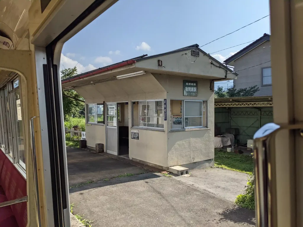3-07：長野電鉄長野線 夜間瀬駅
