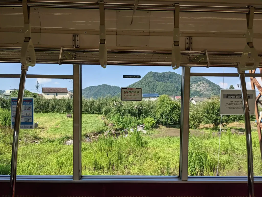3-08：夜間瀬駅ー上条駅間の景色