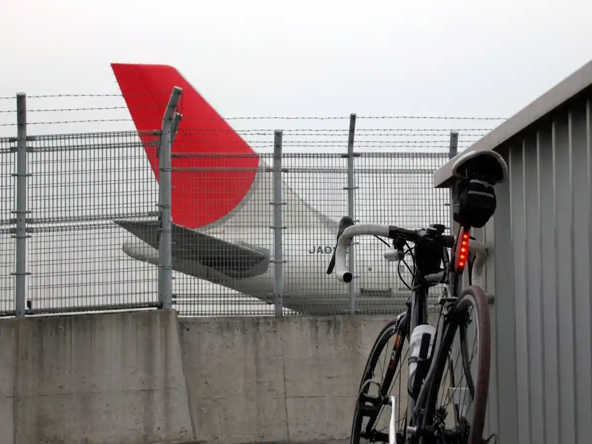 飛行機を見にロードバイクで羽田空港まで行ってみた