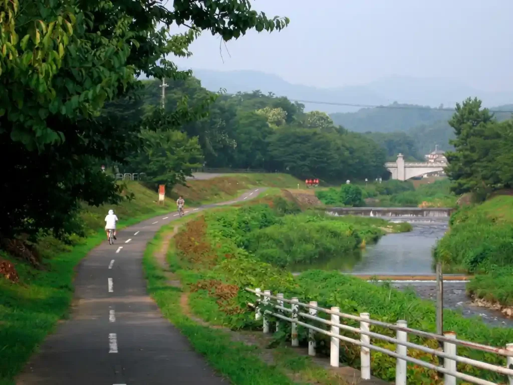 新しいステージ 浅川サイクリングロード