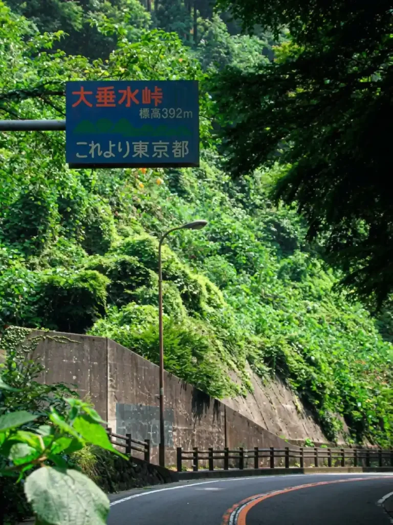 大垂水峠へ上り返した